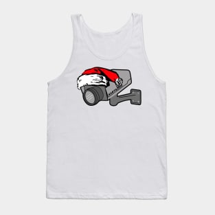 santa cam green (he knows when you are sleeping) Tank Top